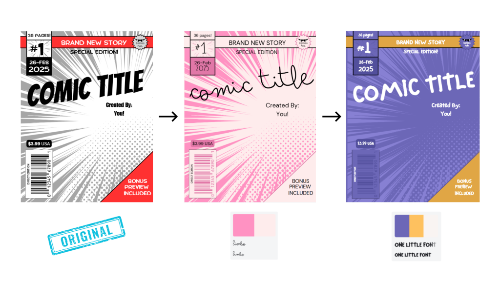 Canva secret number two. Style match any template.